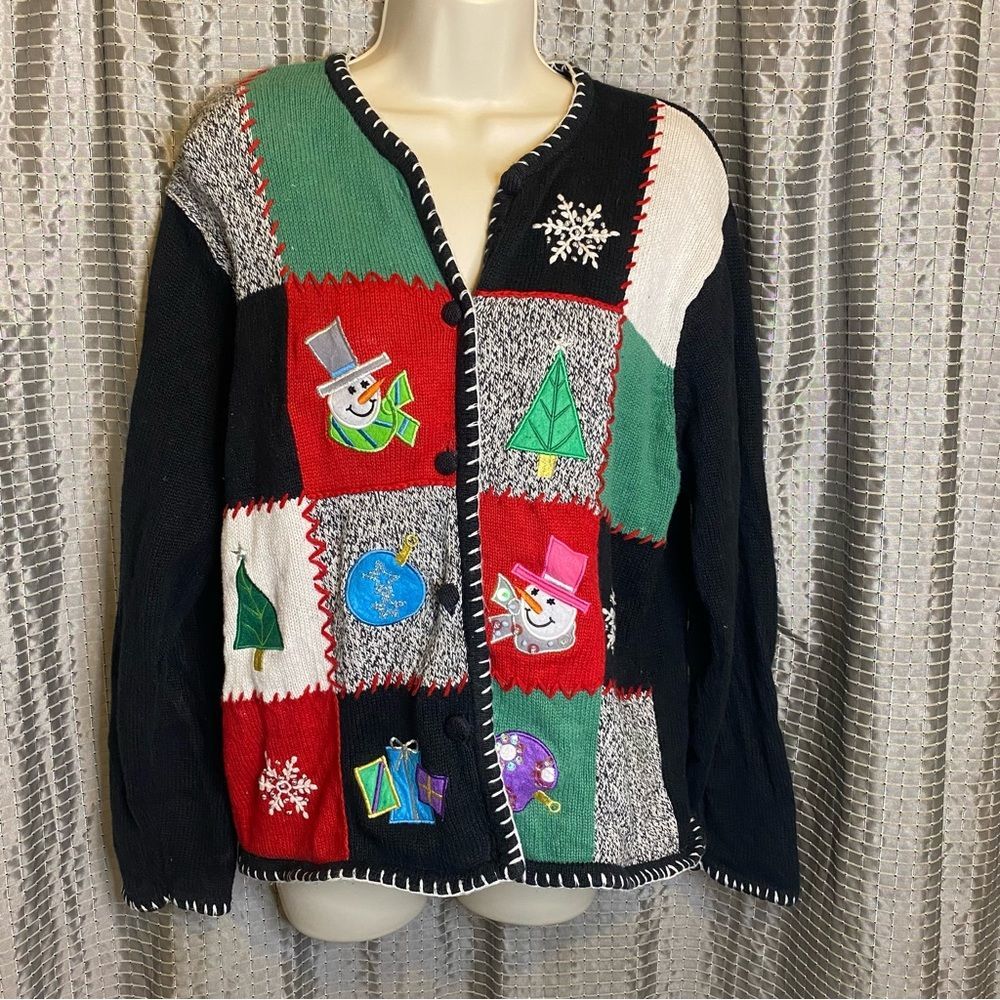 Crystal Kobe Christmas Sweater Size Medium